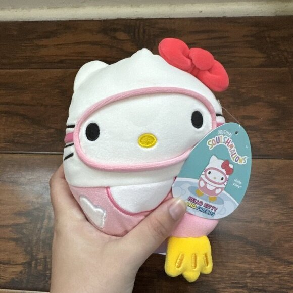 Squishmallow Sanrio Lot of 3 Hello Kitty and Friends Summer 6.5 Inch Plush New - Picture 8 of 9